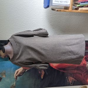 Corey Lynne Calter black and beige pattern dress, size 10